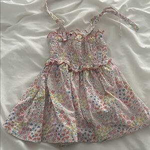 The new society 2t Pink Floral Kids Dress